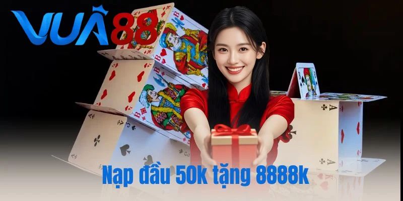 Nạp đầu 50k tặng 8888k là cơ hội nhân vốn cực khủng cho tân thủ